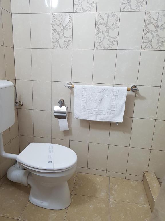 Koupelna v ubytování Hotel Dacor