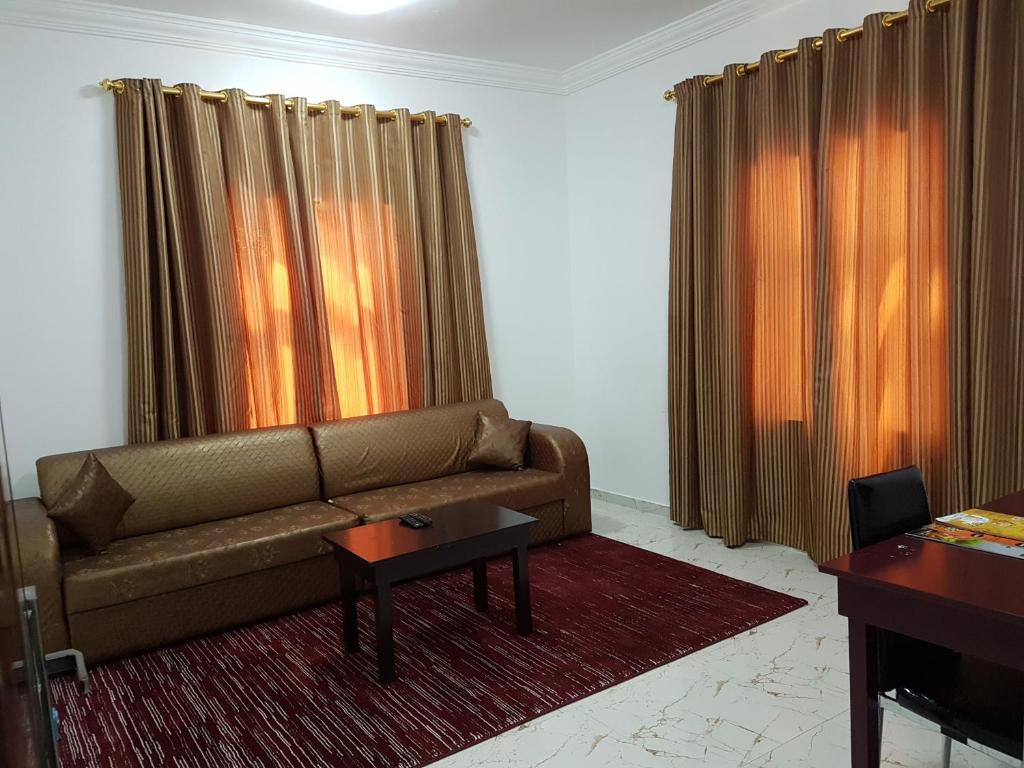 Istumisnurk majutusasutuses Sea Hotel Apartment