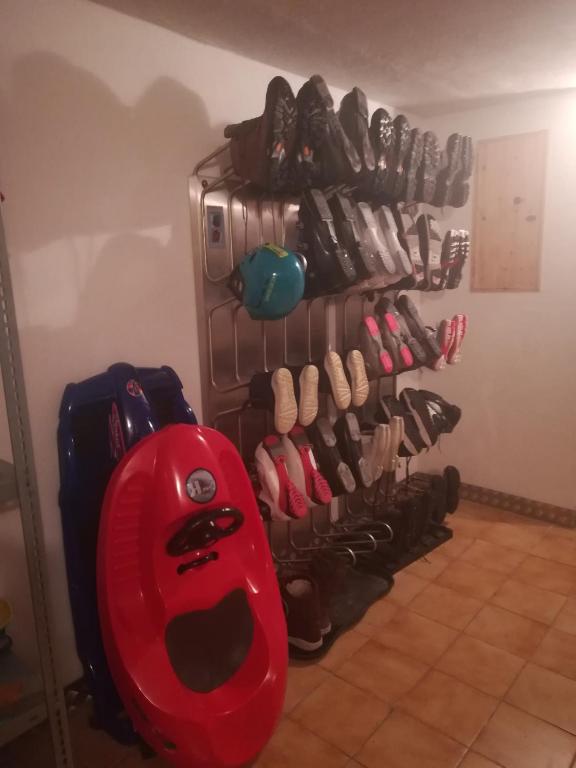 Fitness centrum a/nebo fitness zařízení v ubytování Landhaus Aggenstein