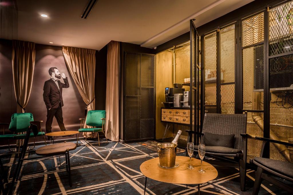 Posezení v ubytování Embassy Hotel Tel Aviv