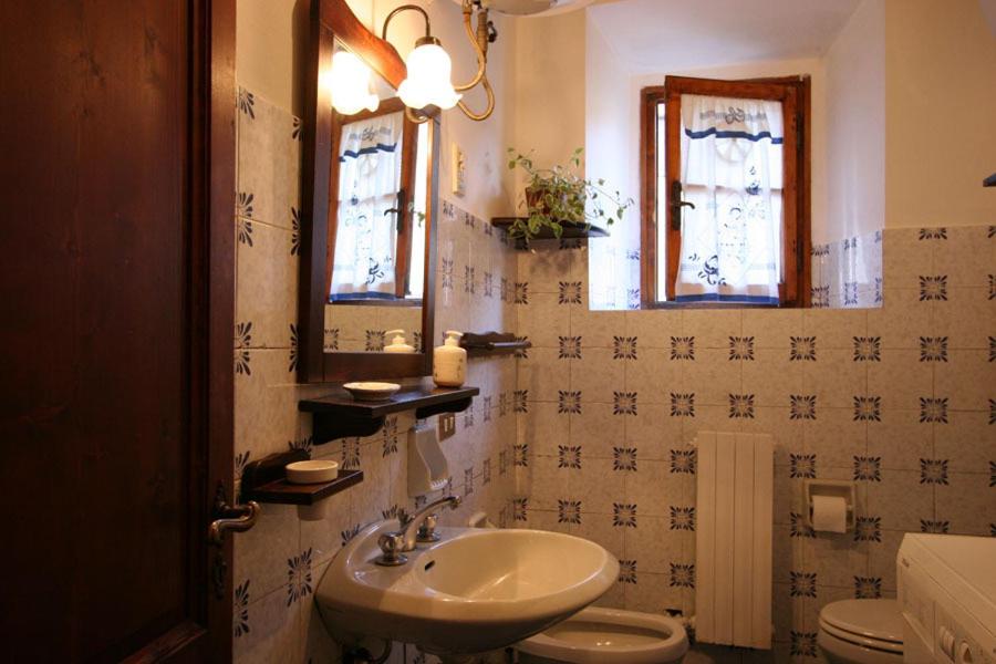 Koupelna v ubytování Case Coloniche Berni
