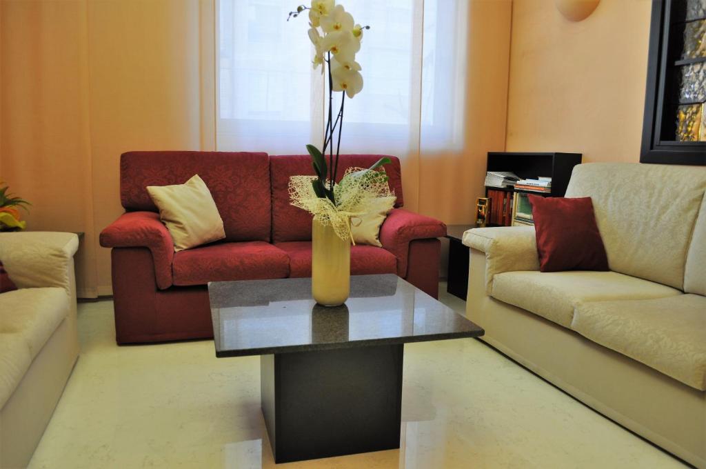 Posezení v ubytování Hotel Garibaldi