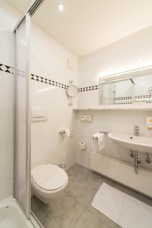 Koupelna v ubytování Hotel Fischerwirt