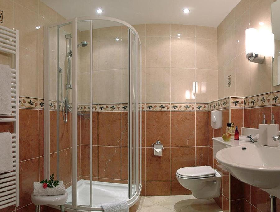 Koupelna v ubytování Hotel zum Toni