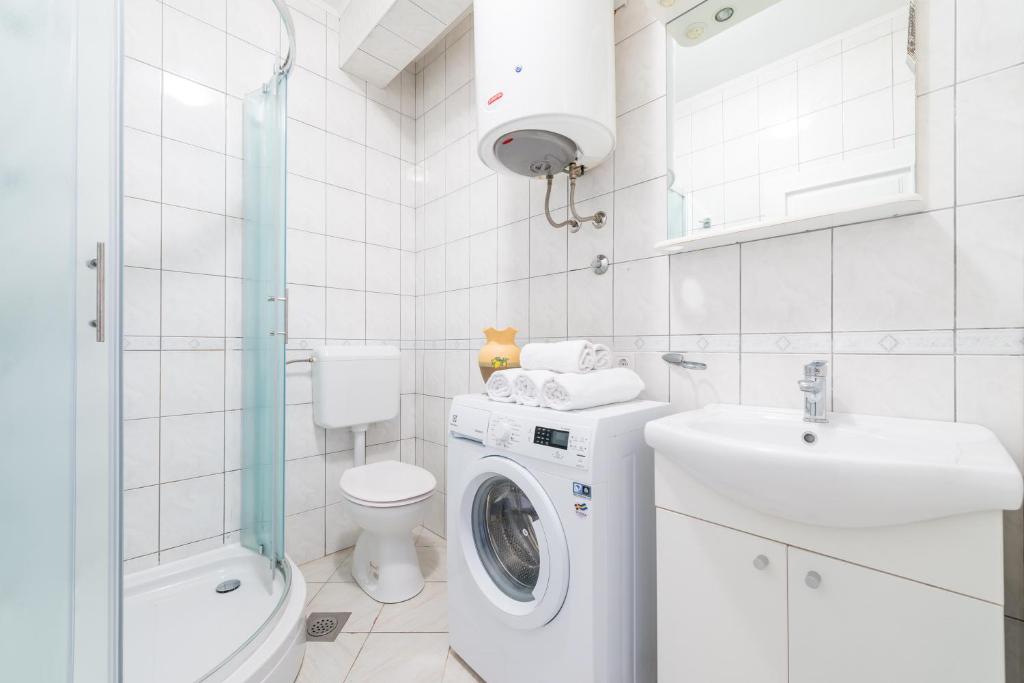 Kúpeľňa v ubytovaní Apartment Miha Marusic