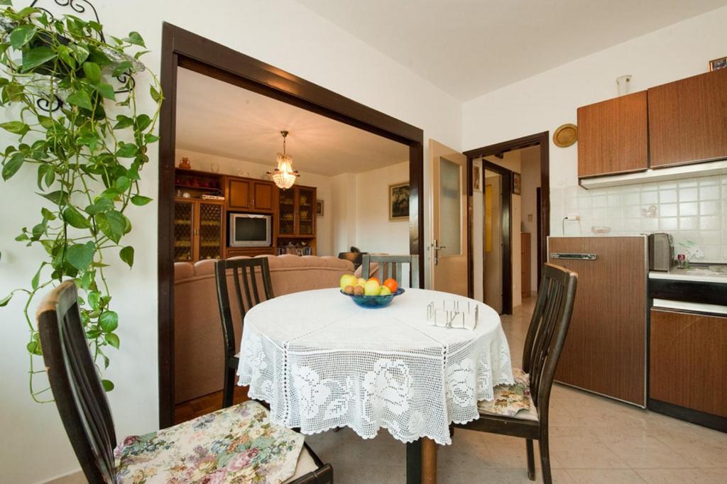 Kuchyň nebo kuchyňský kout v ubytování Apartment Patricia