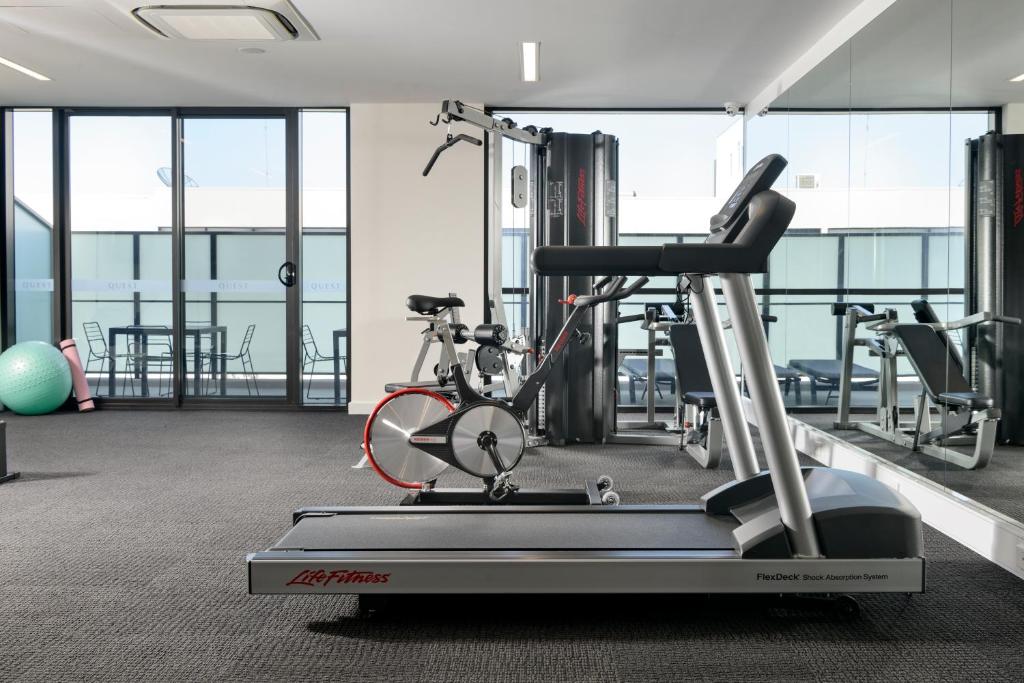 Fitness centrum a/nebo fitness zařízení v ubytování Quest South Perth Foreshore