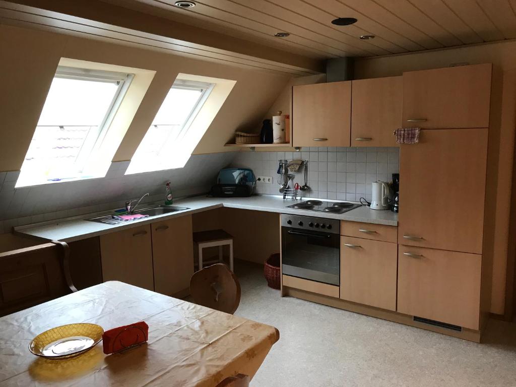 Kuchyň nebo kuchyňský kout v ubytování Urlaub auf dem Bauernhof Zeller