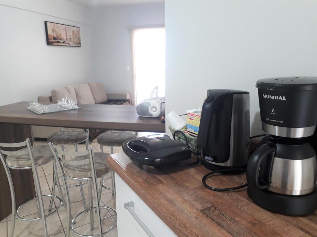  Apartamento Mobiliado com garagem
