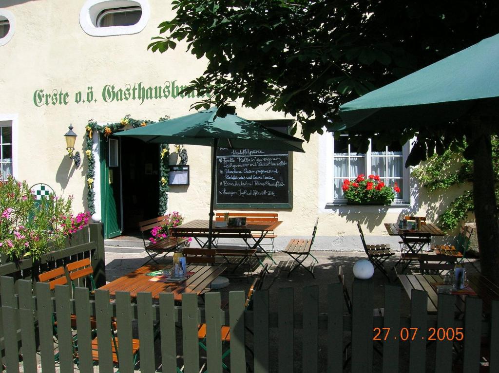 Restaurace v ubytování Schlossbrauerei Weinberg - Erste oö. Gasthausbrauerei