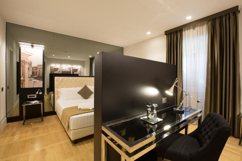 TV a/nebo společenská místnost v ubytování Floris Hotel