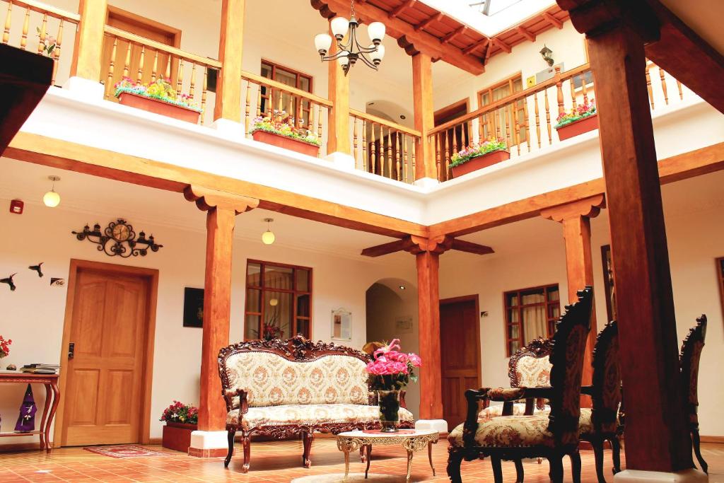 Posezení v ubytování Casa Hotel Las Plazas