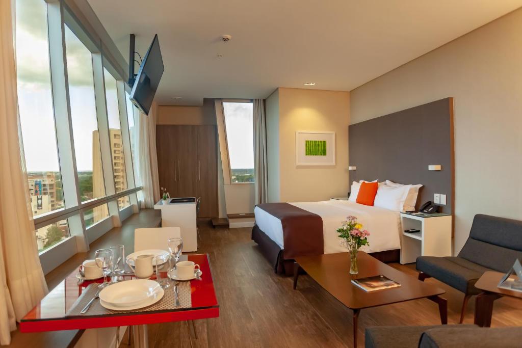 Posezení v ubytování Paseo La Galería Hotel & Suites