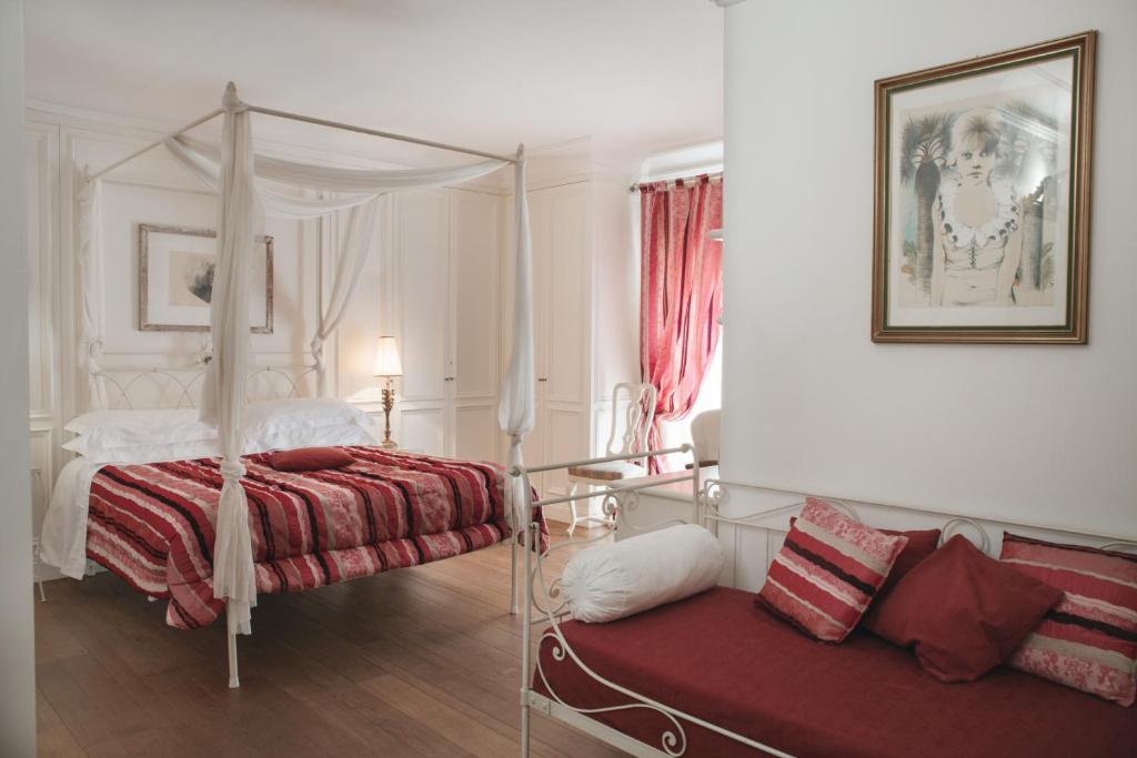 Posteľ alebo postele v izbe v ubytovaní B&B Triskéles