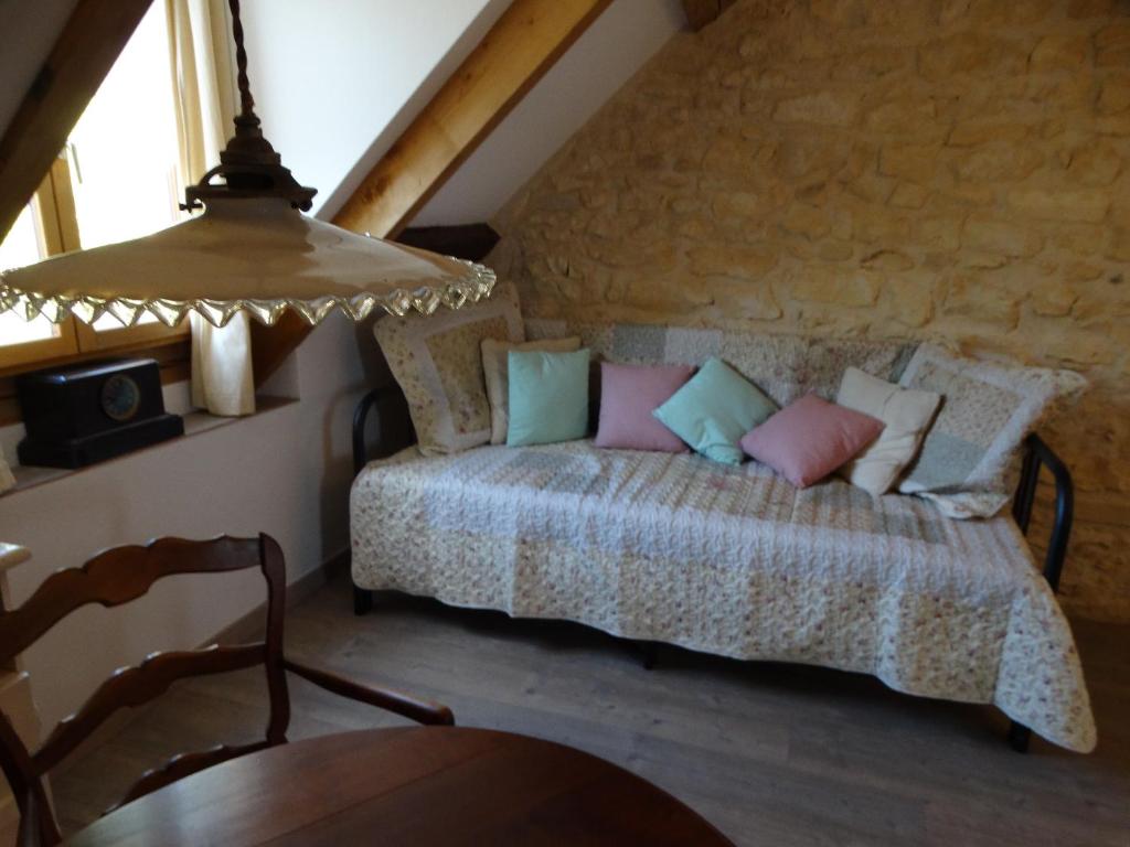 Postel nebo postele na pokoji v ubytování B&B Le Corbier