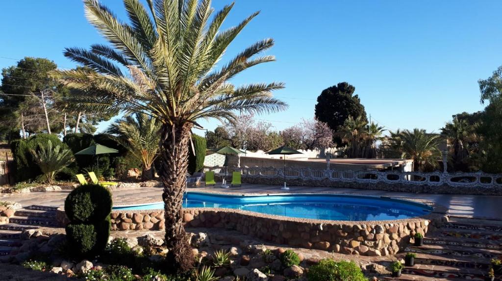 The swimming pool at or close to "La Chacra" Casa Típica Valenciana