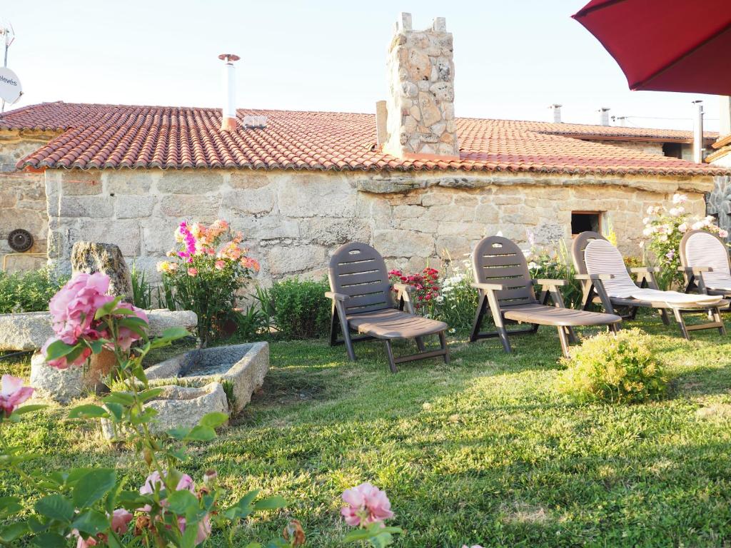 Zahrada ubytování Casa Dos Fuelles