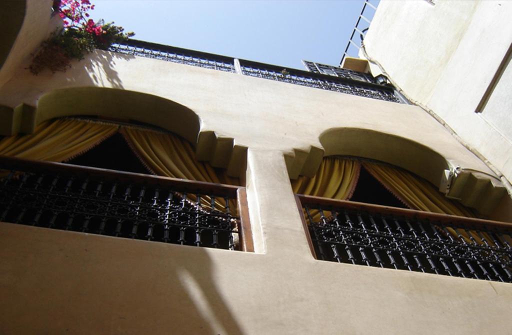 Balkón nebo terasa v ubytování Riad Hôtel Belleville Marrakech