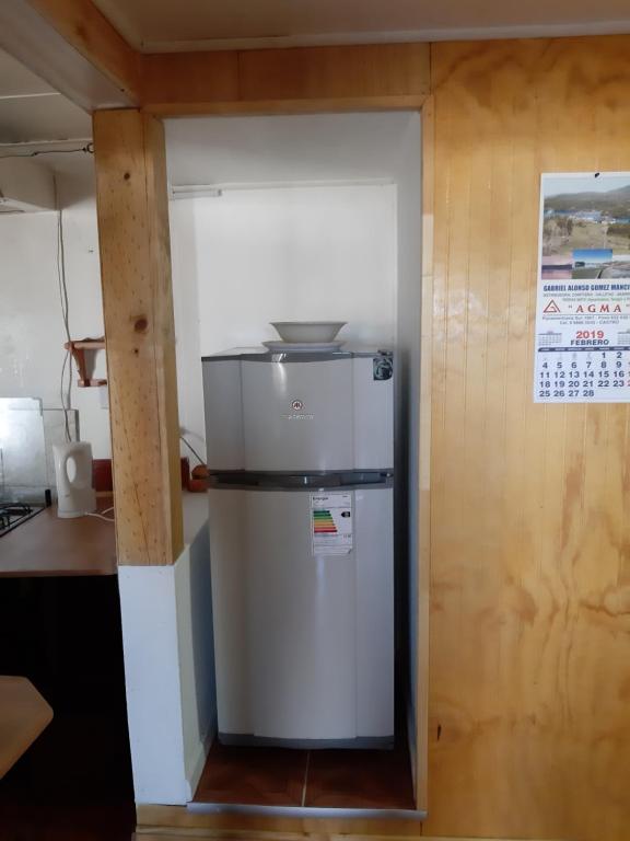 Kuchyň nebo kuchyňský kout v ubytování Cabañas Don Foncho