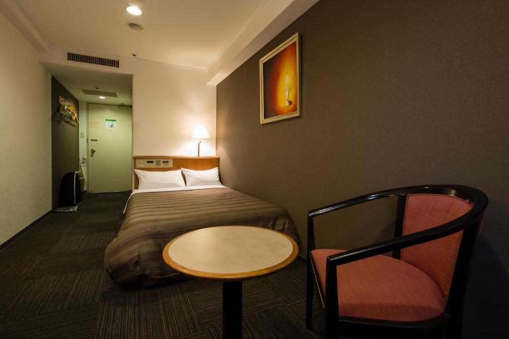 Posezení v ubytování Ark Hotel Osaka Shinsaibashi -ROUTE INN HOTELS-