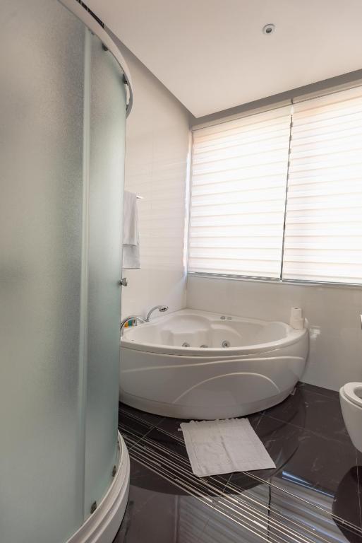 Koupelna v ubytování Hotel Stobex Loznica