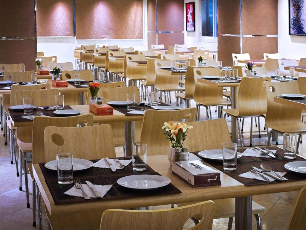 Restaurace v ubytování Batoul Ajyad Hotel