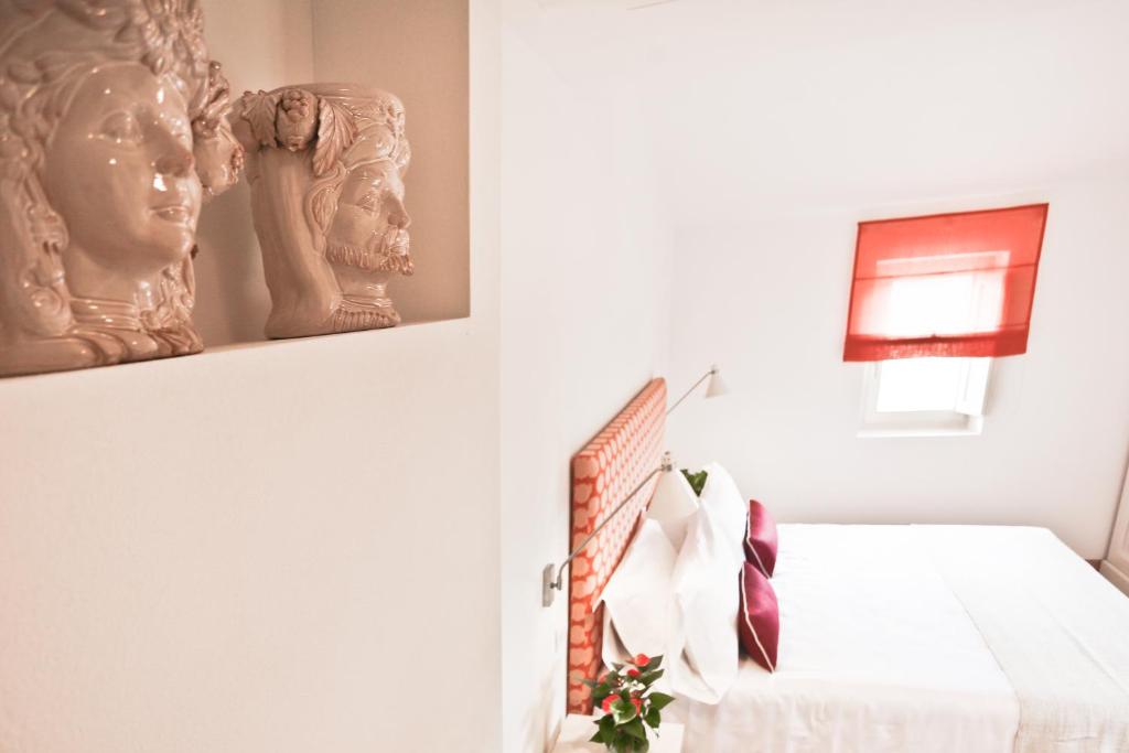 Postel nebo postele na pokoji v ubytování Poggio Baronti B&B