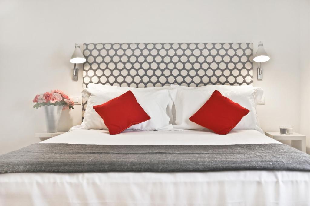 Postel nebo postele na pokoji v ubytování Poggio Baronti B&B