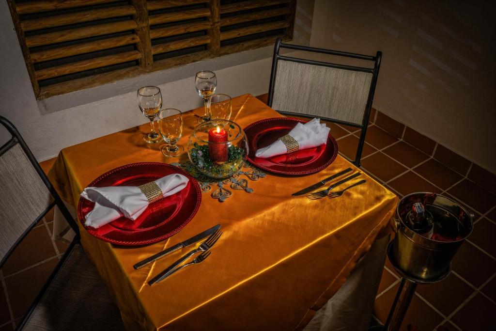 Restorāns vai citas vietas, kur ieturēt maltīti, naktsmītnē Brizantha Hotel Campestre