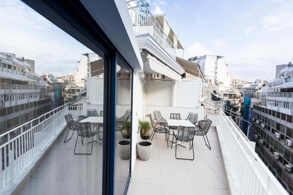 Balkón alebo terasa v ubytovaní Syntagma Apartments by Olala Homes