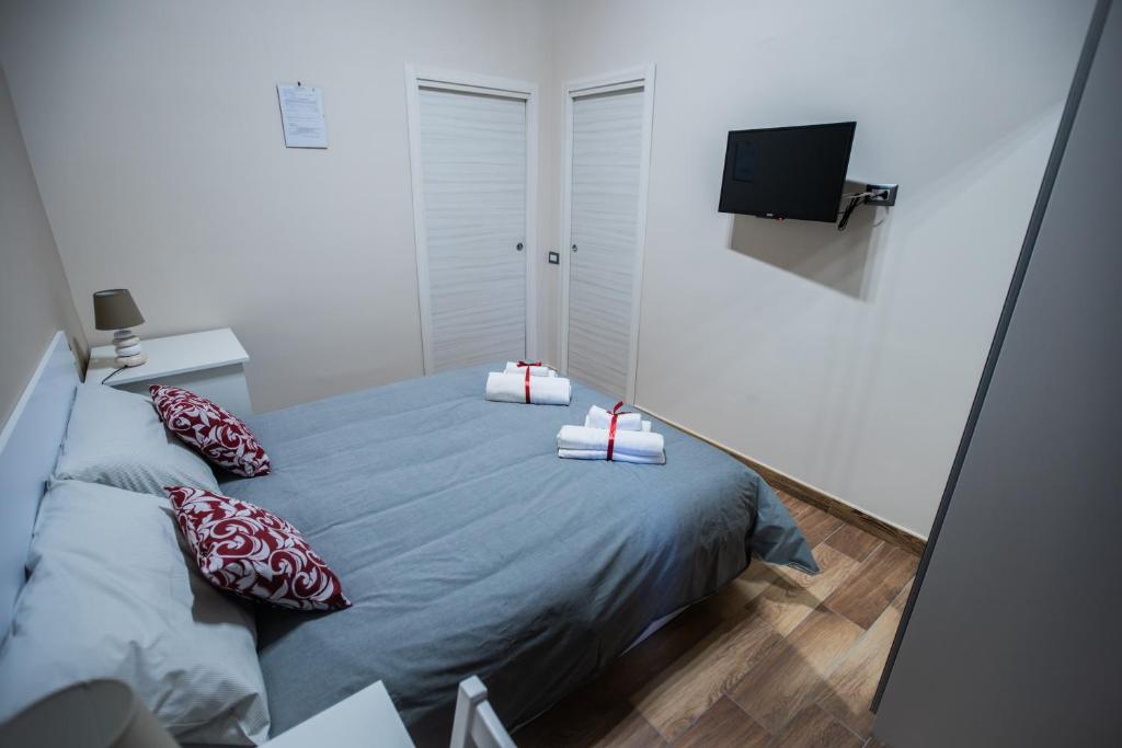 Postel nebo postele na pokoji v ubytování Bellorizzonte