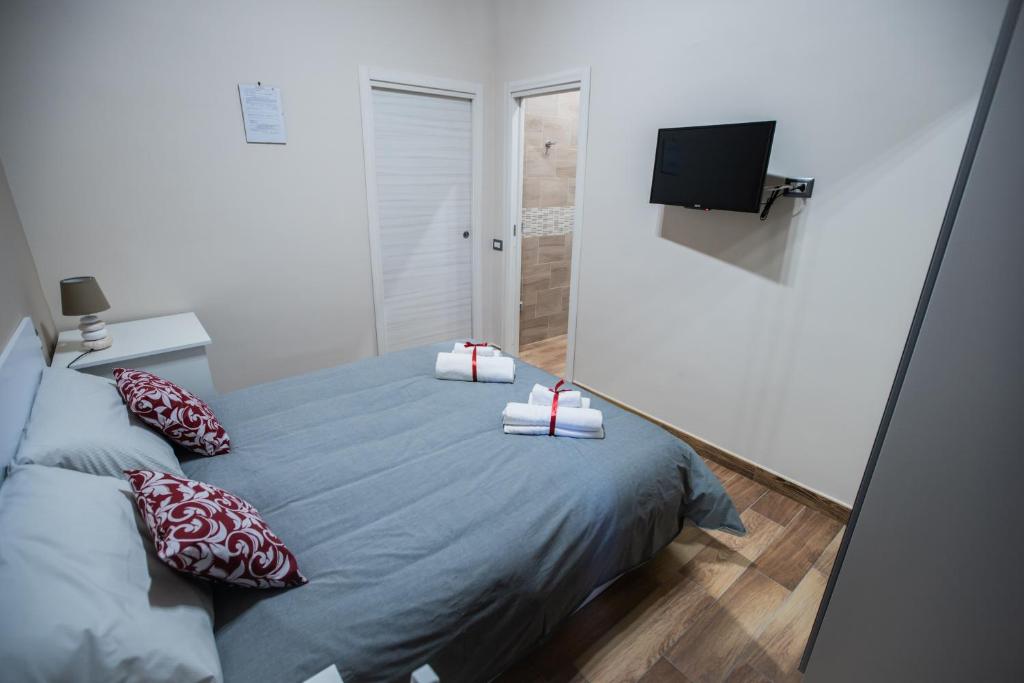 Postel nebo postele na pokoji v ubytování Bellorizzonte