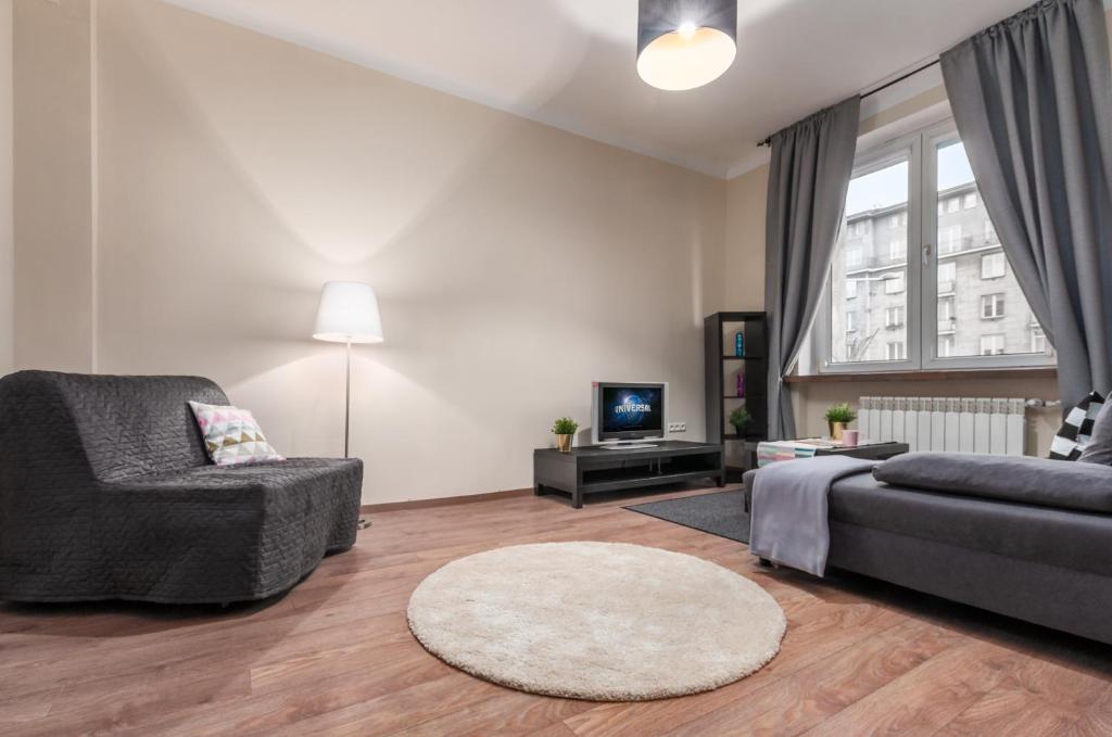 Posedenie v ubytovaní Apartments Madelaine Warsaw by Noclegi Renters