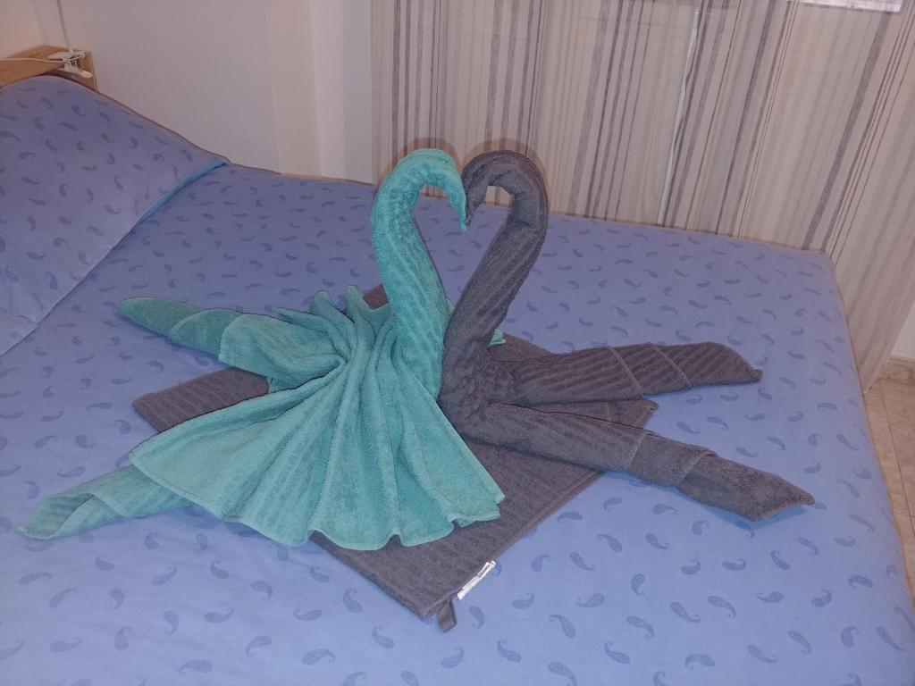 Posteľ alebo postele v izbe v ubytovaní mi apartamento 60