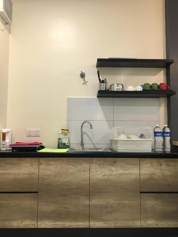 Kuchyň nebo kuchyňský kout v ubytování PM Octagon Ipoh Suites & Apartment 1