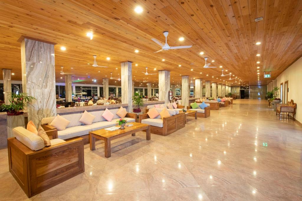 Posezení v ubytování Hotel Sudu Araliya