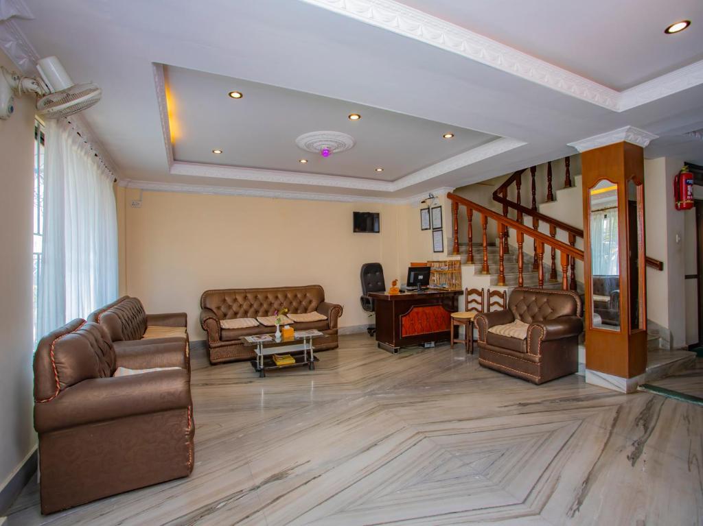 Posezení v ubytování Hotel Garuda Inn