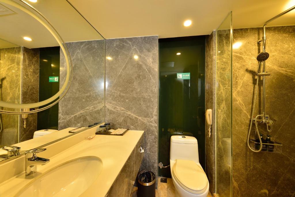 Koupelna v ubytování Hai Jun Hotel Guangzhou Beijing Road Tianzi Wharf Store