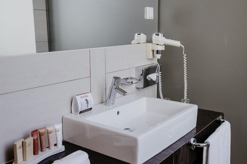 Koupelna v ubytování Buda Castle Hotel Budapest