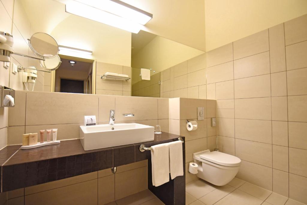 Koupelna v ubytování Buda Castle Hotel Budapest