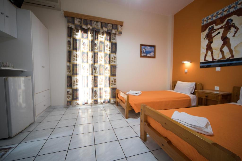 A bed or beds in a room at Villa Stella