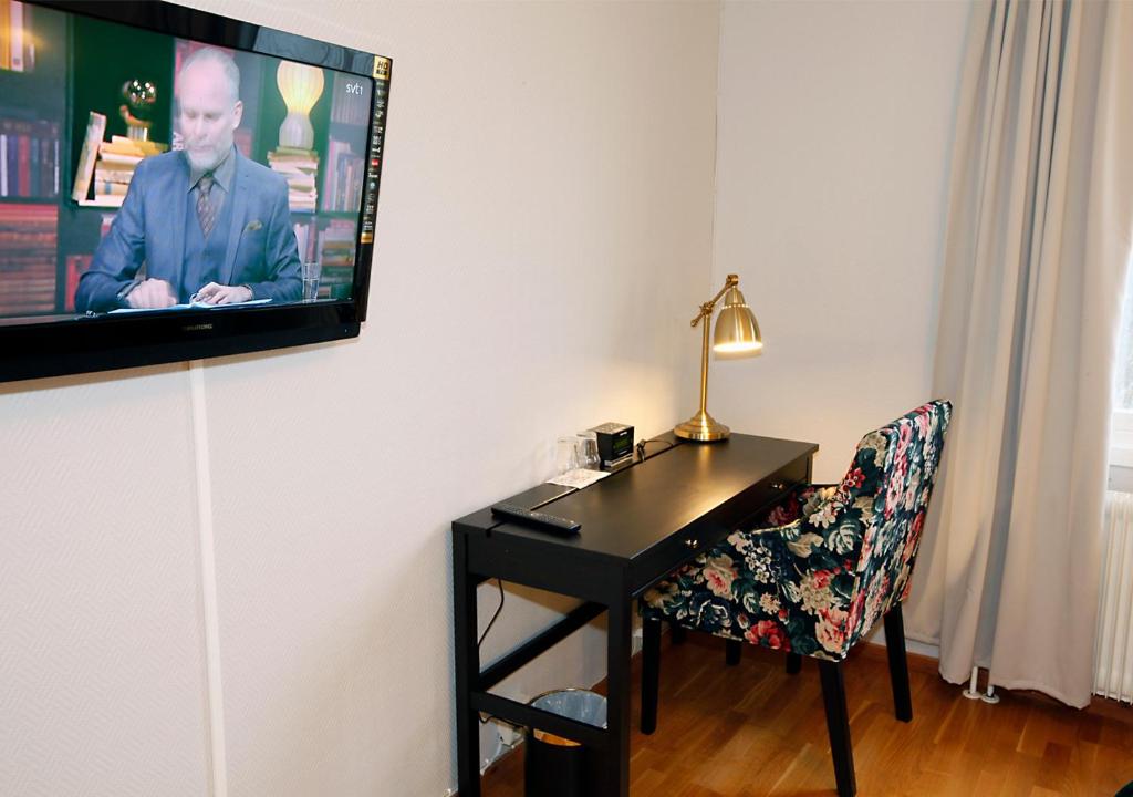 TV a/nebo společenská místnost v ubytování Rasta Hallandsåsen