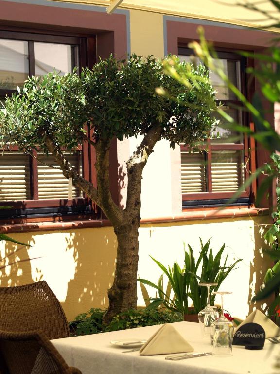 Ein Balkon oder eine Terrasse in der Unterkunft Blesius Garten