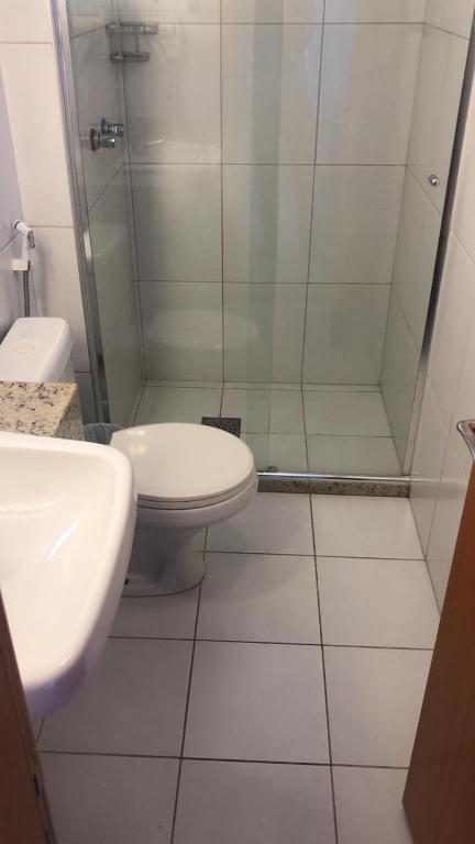 Koupelna v ubytování Studio particular em Hotel