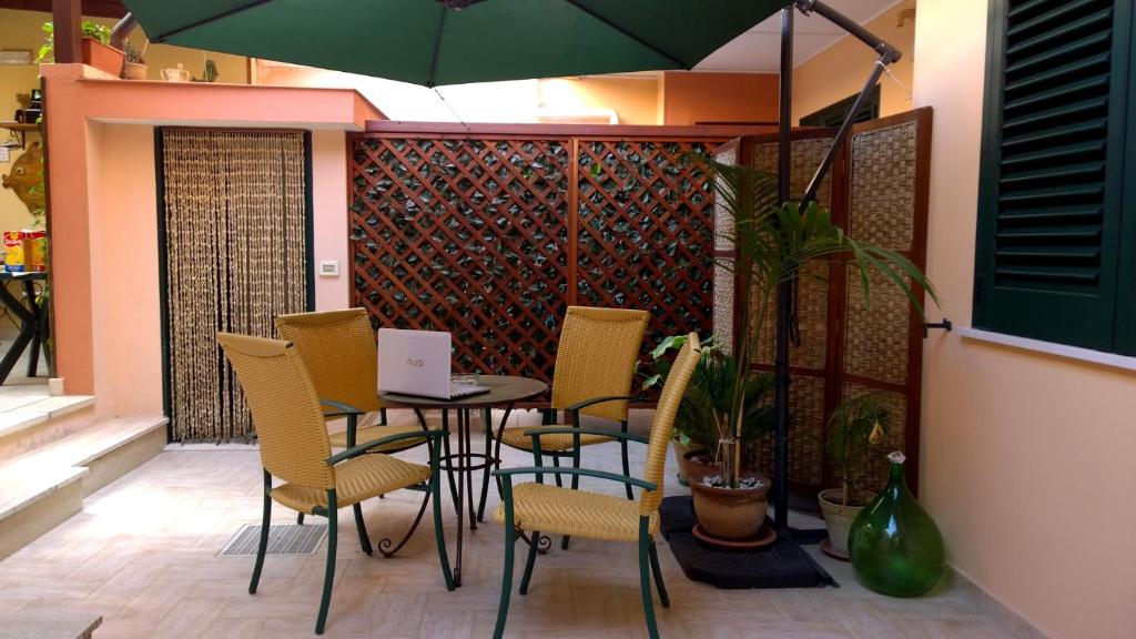 Balkon lub taras w obiekcie B&B Viaprimaldo Camere