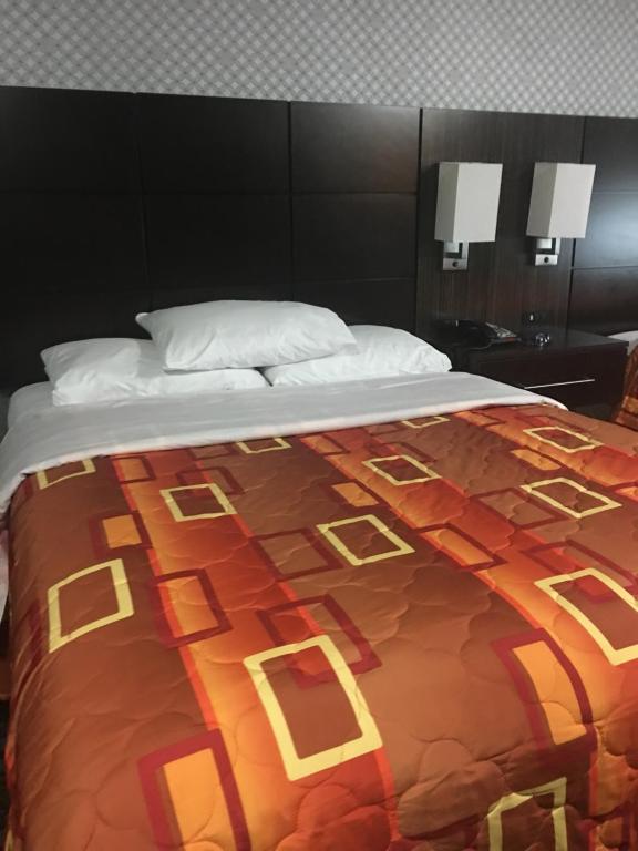 Postel nebo postele na pokoji v ubytování Red Carpet Inn Elmwood