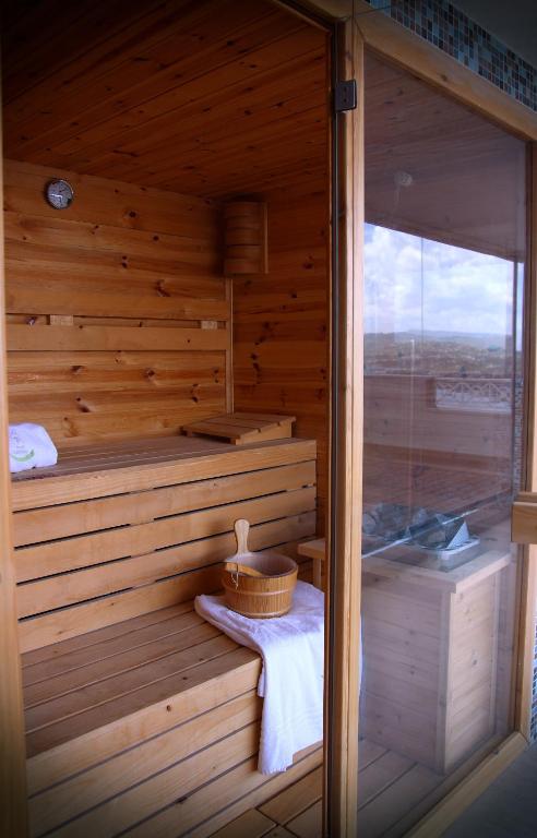 A bathroom at Hotel Il Gabbiano