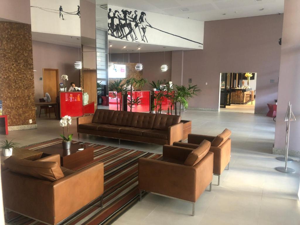 Posezení v ubytování Studio particular em Hotel