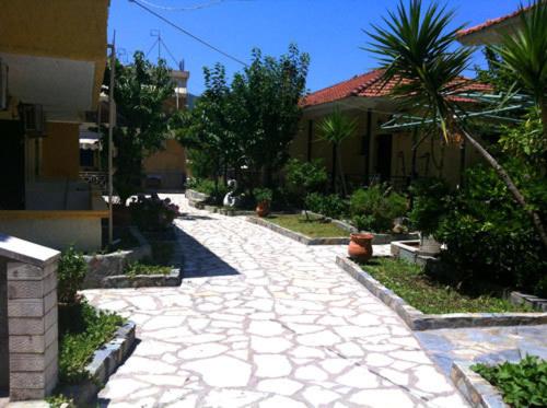 Zahrada ubytování Faros Studios