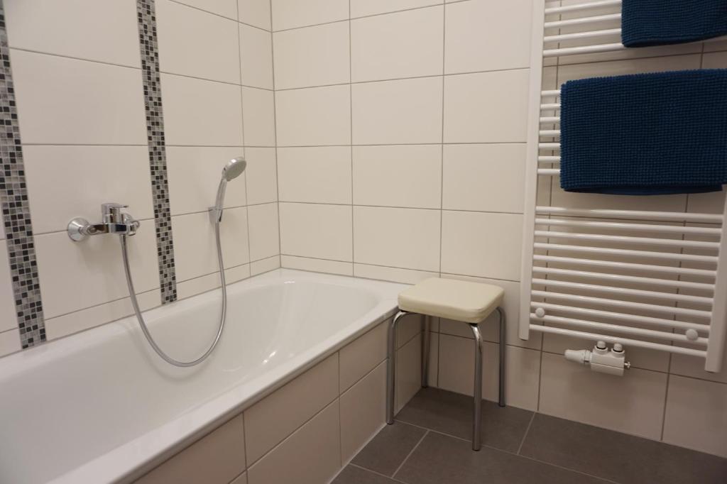 Kúpeľňa v ubytovaní Landhaus Schaidreith